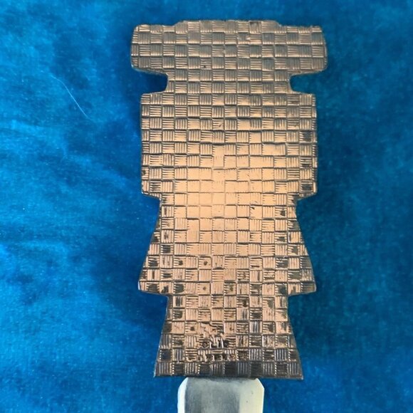 Vintage Kachina letter opener solid copper and silver tone Collector item - Picture 4 of 5
